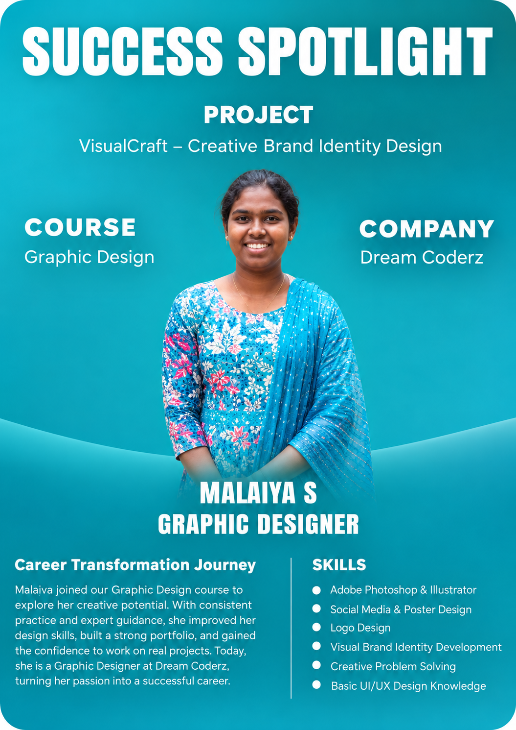 Success spotlight: learner portfolio story